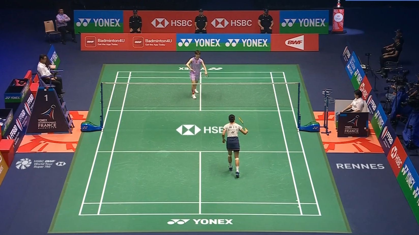 法国队鏖战中国队，陈雨菲带队取胜